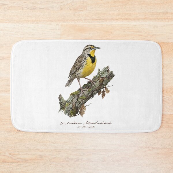 Item preview, Western Meadowlark on Mossy Branch designed and sold by Takeda-art.