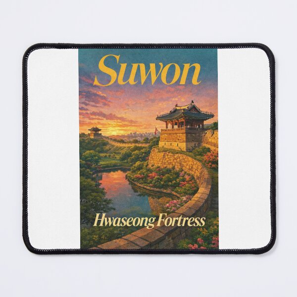 Item preview, Suwon South Korea Hwaseong Fortress Gyeonggi Province Historic City Walls designed and sold by Places On Earth.