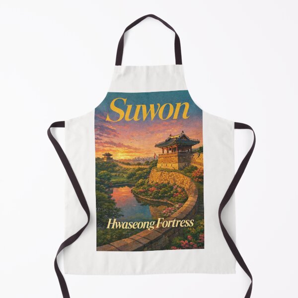 Item preview, Suwon South Korea Hwaseong Fortress Gyeonggi Province Historic City Walls designed and sold by Places On Earth.