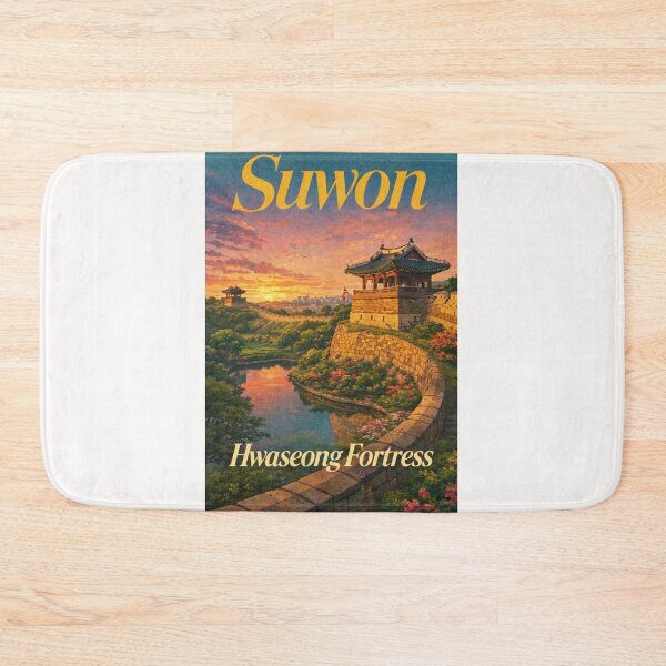 Item preview, Suwon South Korea Hwaseong Fortress Gyeonggi Province Historic City Walls designed and sold by Places On Earth.