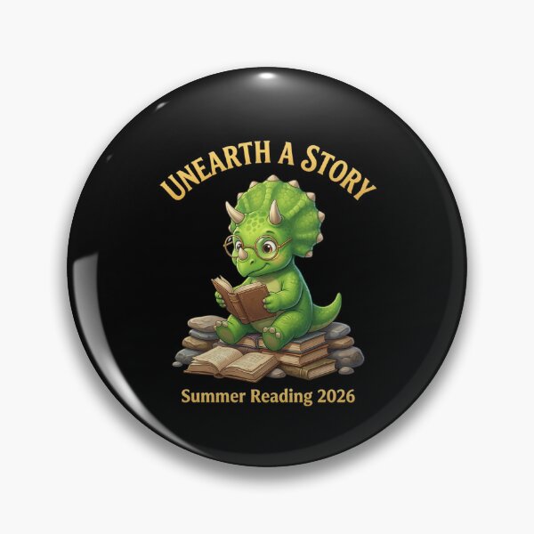 Item preview, Unearth A Story Summer Reading 2026 Dinosaur Book Lover Kid Student Teacher Librarian designed and sold by FormalDehyena.