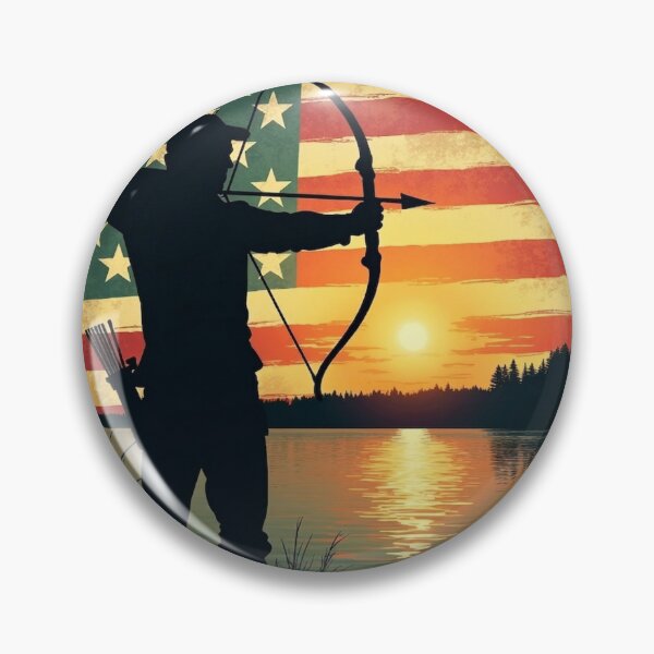 Item preview, American Bowfishing Archer | Patriotic Fishing Design designed and sold by Dusklin.