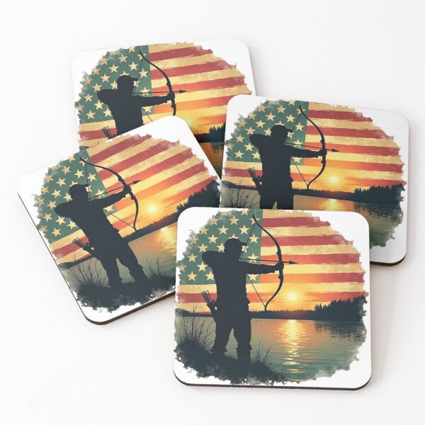 Item preview, American Bowfishing Archer | Patriotic Fishing Design designed and sold by Dusklin.