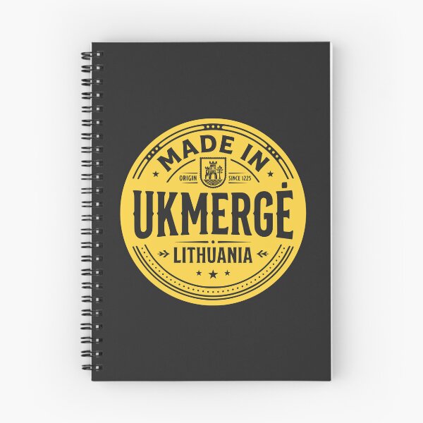 Item preview, Made in Ukmergė Lithuania Yellow Badge designed and sold by EimSol.