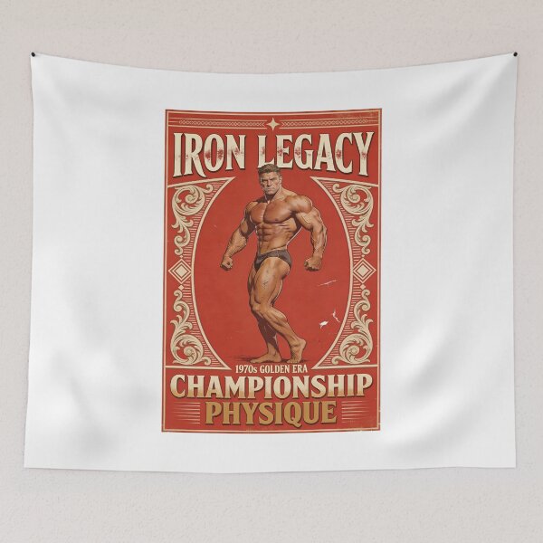 Item preview, Iron Legacy Vintage Bodybuilding designed and sold by 8FistsofTees.