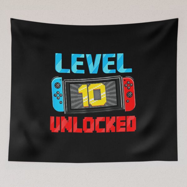 Item preview, Level 10 Unlocked Gamer Birthday Controller designed and sold by FGTV2021.