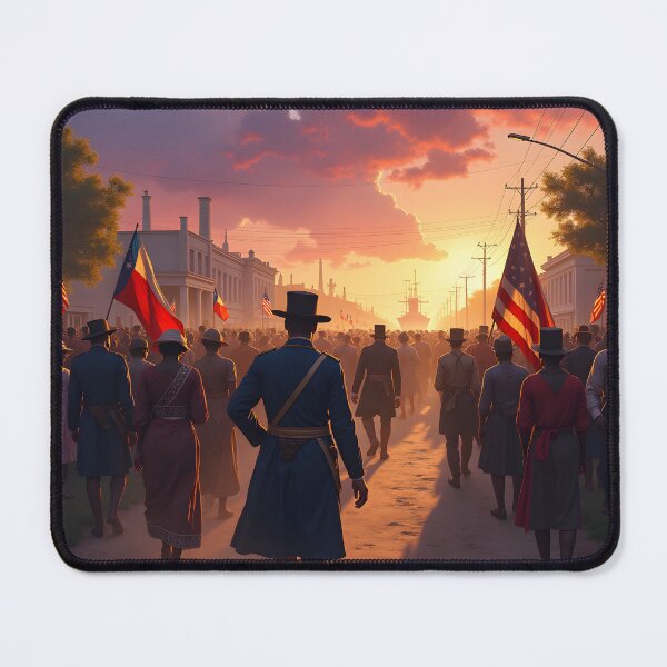 Item preview, : March Toward Freedom at Sunset designed and sold by Teeshirtstoday.com.