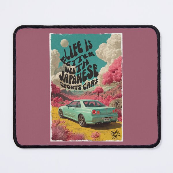 Item preview, Life is Better with Japanese Sports Cars  designed and sold by Fuel-Shirts.