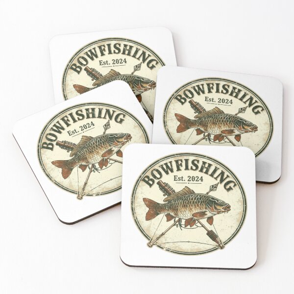 Item preview, Bowfishing Vintage Badge Est 2024 | Carp Compound Bow designed and sold by Dusklin.