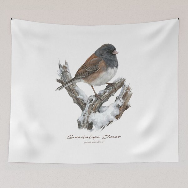 Item preview, Guadalupe Junco on Snowy Tree designed and sold by Takeda-art.
