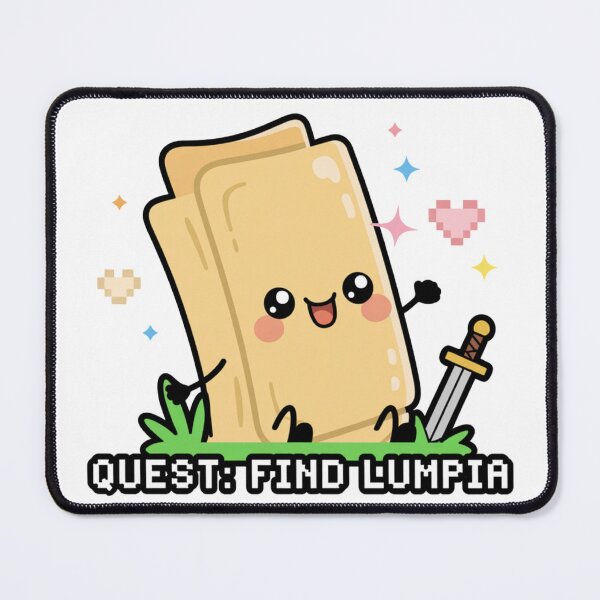 Item preview, Quest Find Lumpia Cute Filipino Gamer designed and sold by IslandTyped.