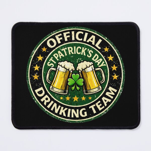 Item preview, Official St Patrick Drinking Team Badge designed and sold by LOL-N-LIFESTYLE.