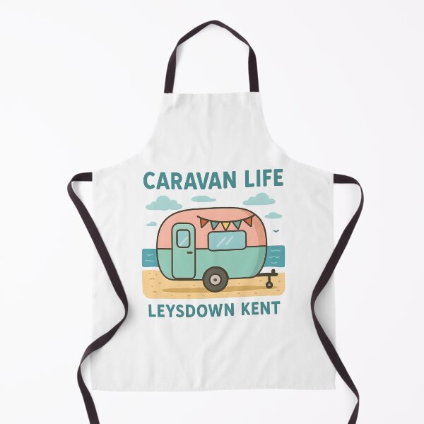 Item preview, Caravan Life Leysdown Kent Retro Camping Holiday. designed and sold by The-T-In-Retro.