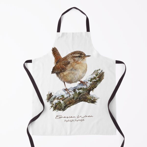 Item preview, Eurasian Wren on Snowy Branch designed and sold by Takeda-art.