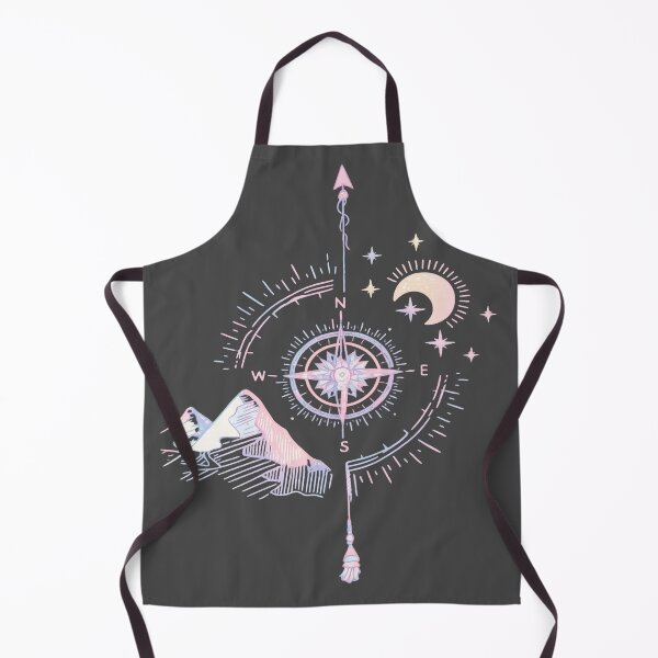 Item preview, Celestial Magic Compass - Boho Mountain Moon Adventure designed and sold by myforestfog.