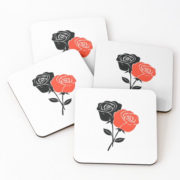 Item preview, Black and red rose  designed and sold by uunaa.