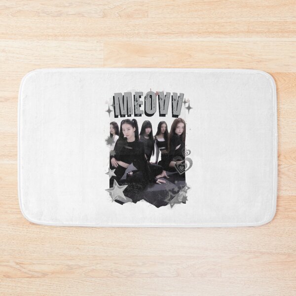 Item preview, MEOV Kpop Girl group K-music south korean girl group Black and White Collage Digital Art Portrait designed and sold by AJUNICE STUDIO.