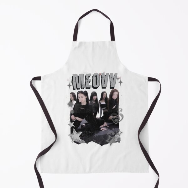 Item preview, MEOV Kpop Girl group K-music south korean girl group Black and White Collage Digital Art Portrait designed and sold by AJUNICE STUDIO.