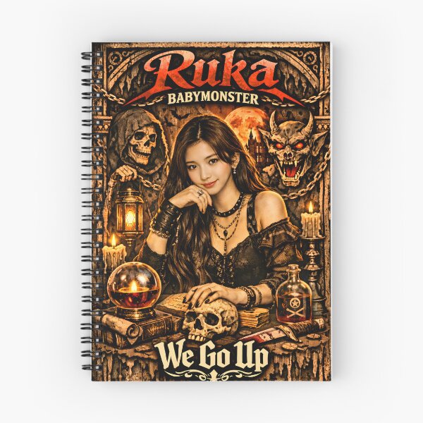 Item preview, Ruka BABYMONSTER Gothic Horror Kpop Fan Art designed and sold by Valereekmerch.
