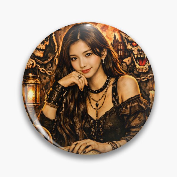 Item preview, Ruka BABYMONSTER Gothic Horror Kpop Fan Art designed and sold by Valereekmerch.