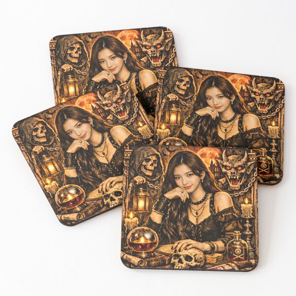 Item preview, Ruka BABYMONSTER Gothic Horror Kpop Fan Art designed and sold by Valereekmerch.