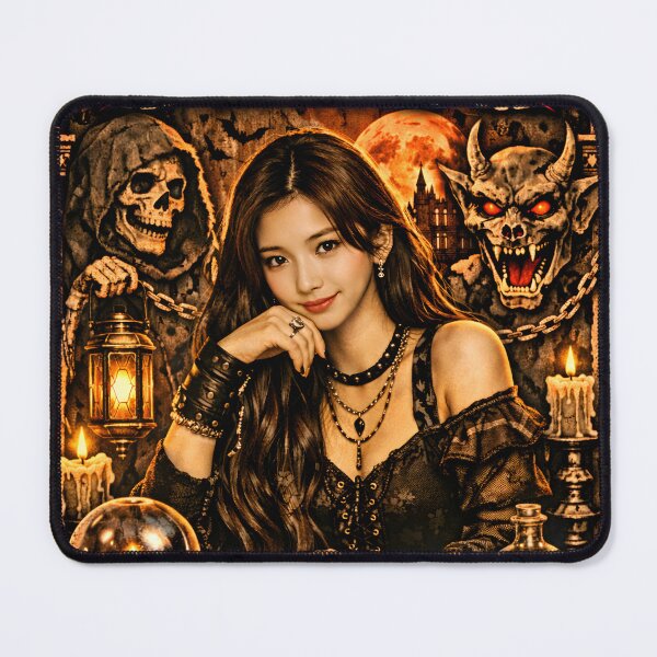 Item preview, Ruka BABYMONSTER Gothic Horror Kpop Fan Art designed and sold by Valereekmerch.