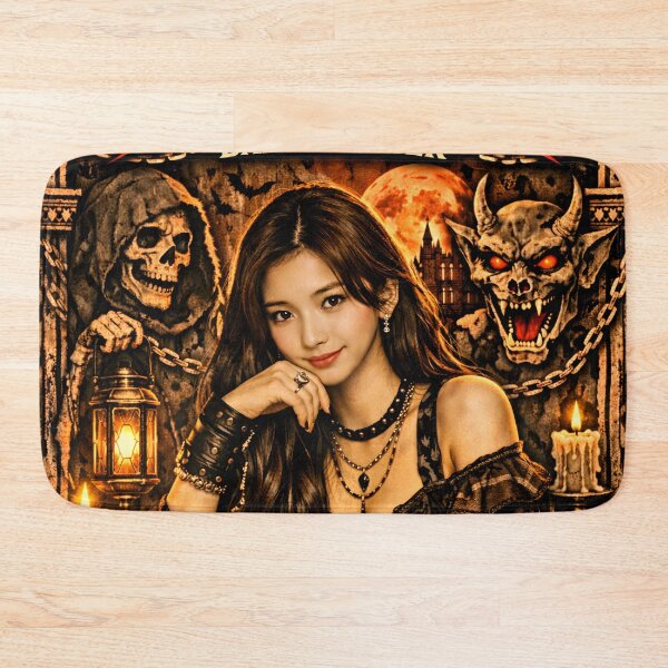 Item preview, Ruka BABYMONSTER Gothic Horror Kpop Fan Art designed and sold by Valereekmerch.
