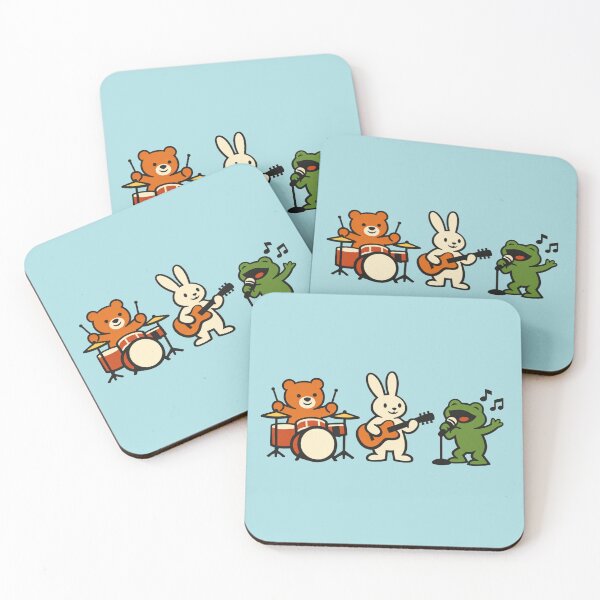Item preview, Animal Band – Cheerful Musical Friends Design designed and sold by Dogandesighn.