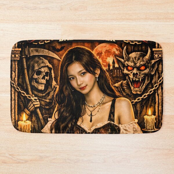Item preview, Ruka BABYMONSTER Dark Gothic Horror Kpop Fan Art designed and sold by Valereekmerch.