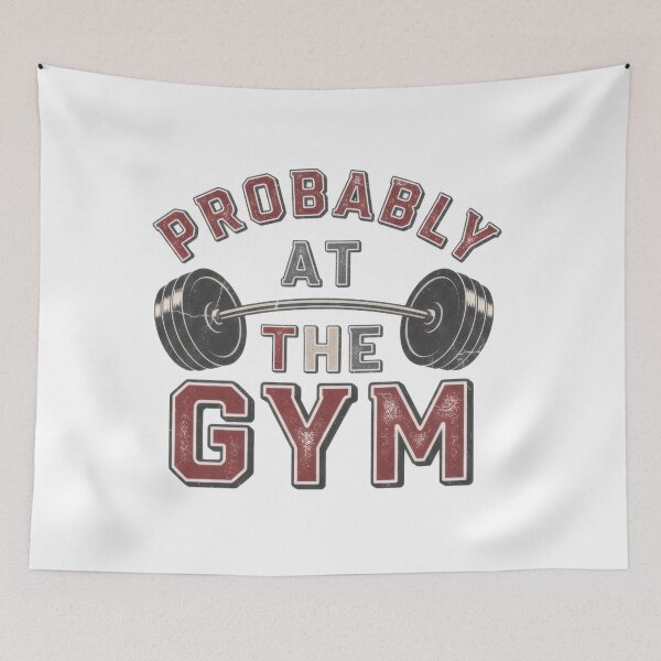 Item preview, Probably at the Gym Meme designed and sold by 8FistsofTees.