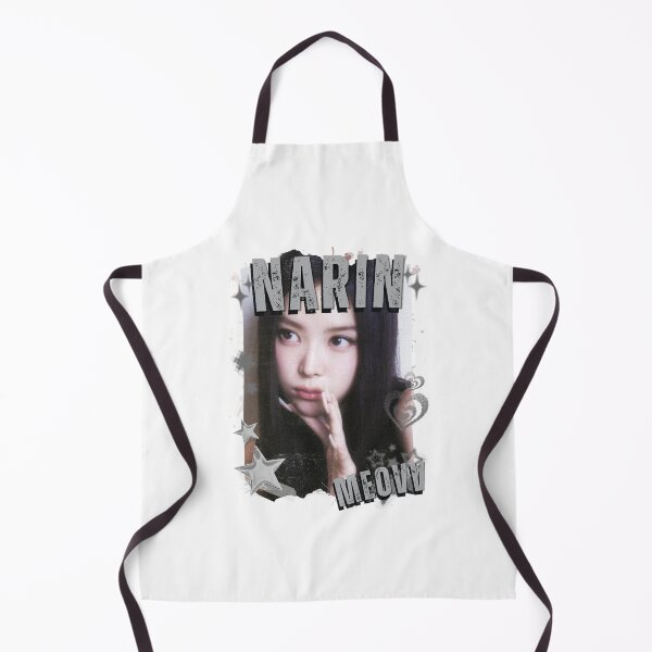 Item preview, MEOV Narin Kpop Girl group K-music south korean girl group Black and White Collage Digital Art Portrait designed and sold by AJUNICE STUDIO.