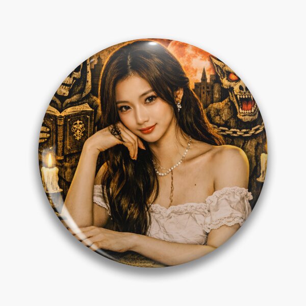 Item preview, Ruka BABYMONSTER Gothic Horror Kpop Fan Art designed and sold by Valereekmerch.