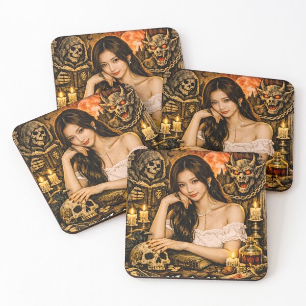 Item preview, Ruka BABYMONSTER Gothic Horror Kpop Fan Art designed and sold by Valereekmerch.