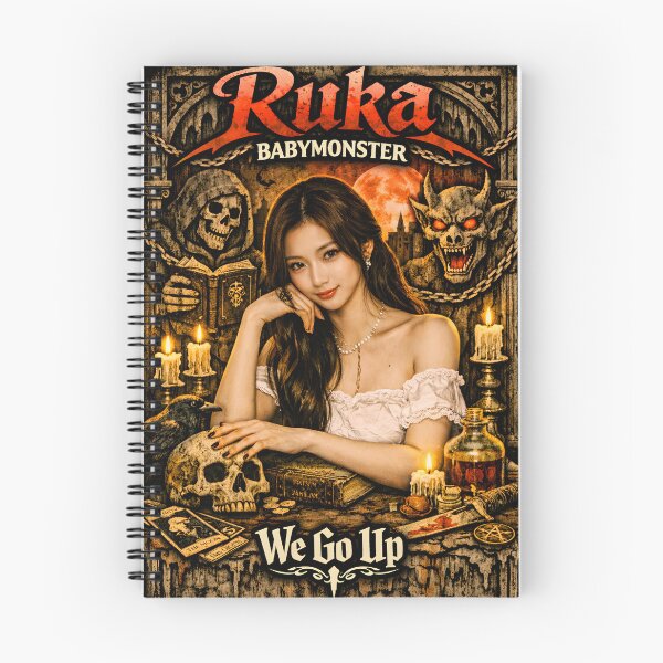 Item preview, Ruka BABYMONSTER Gothic Horror Kpop Fan Art designed and sold by Valereekmerch.