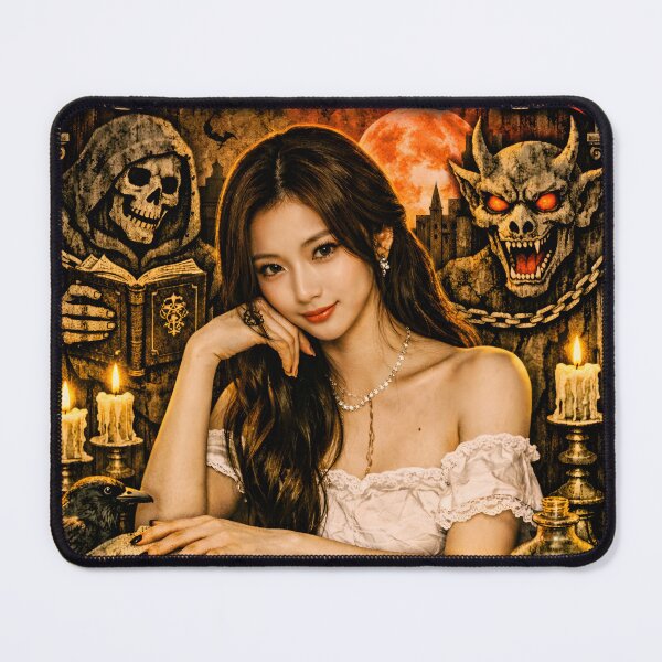 Item preview, Ruka BABYMONSTER Gothic Horror Kpop Fan Art designed and sold by Valereekmerch.