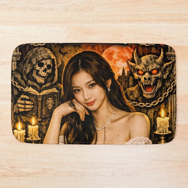 Item preview, Ruka BABYMONSTER Gothic Horror Kpop Fan Art designed and sold by Valereekmerch.