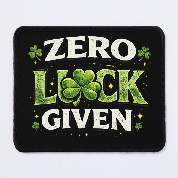 Item preview, Zero Luck Given St Patrick Humor designed and sold by LOL-N-LIFESTYLE.