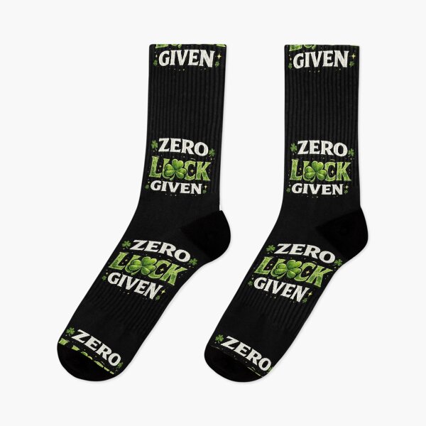 Item preview, Zero Luck Given St Patrick Humor designed and sold by LOL-N-LIFESTYLE.