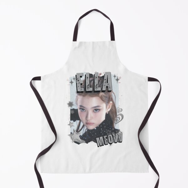 Item preview, MEOV Ella Kpop Girl group K-music south korean girl group Black and White Collage Digital Art Portrait designed and sold by AJUNICE STUDIO.