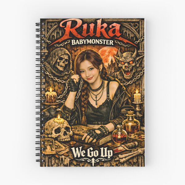 Item preview, Ruka BABYMONSTER Dark Gothic Kpop Fan Art designed and sold by Valereekmerch.