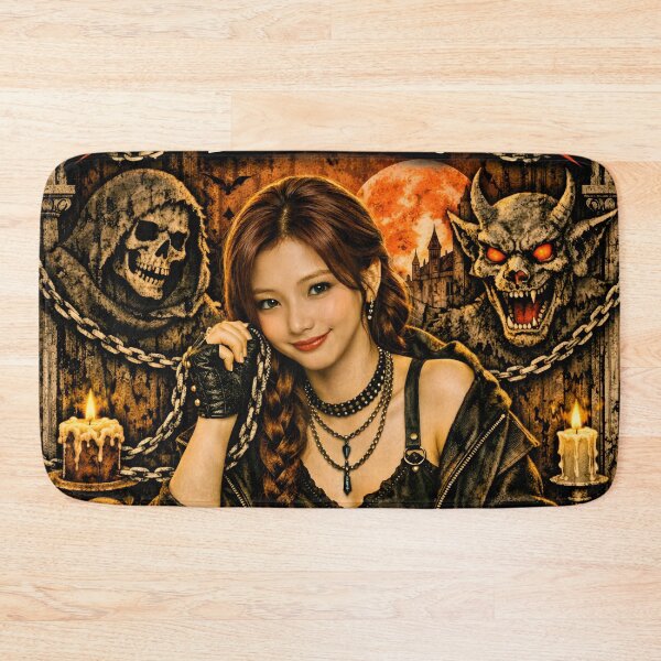 Item preview, Ruka BABYMONSTER Dark Gothic Kpop Fan Art designed and sold by Valereekmerch.