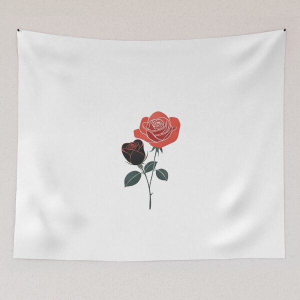 Item preview, Black and red rose  designed and sold by uunaa.