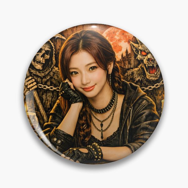 Item preview, Ruka BABYMONSTER Dark Gothic Kpop Fan Art designed and sold by Valereekmerch.