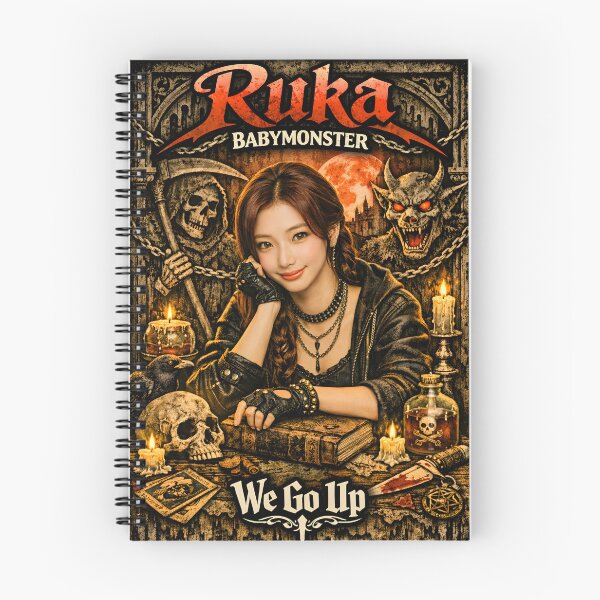 Item preview, Ruka BABYMONSTER Dark Gothic Kpop Fan Art designed and sold by Valereekmerch.