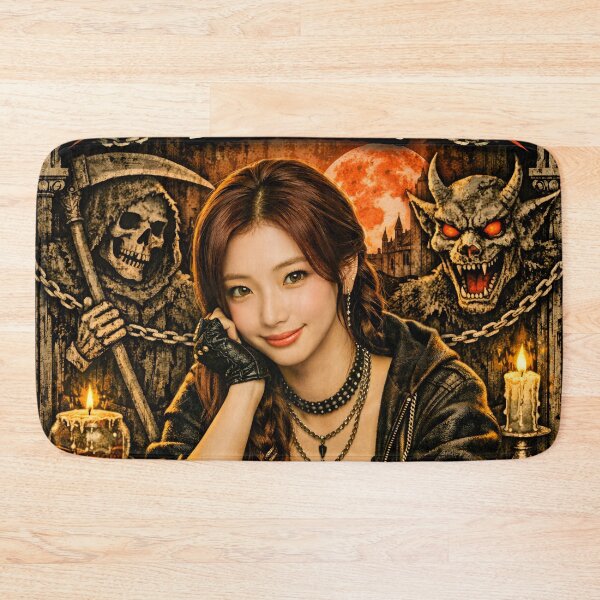 Item preview, Ruka BABYMONSTER Dark Gothic Kpop Fan Art designed and sold by Valereekmerch.