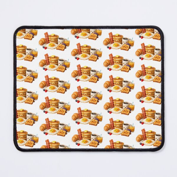 Item preview, Sleepy Breakfast Food Cartoon Art designed and sold by PriyankaSonara.