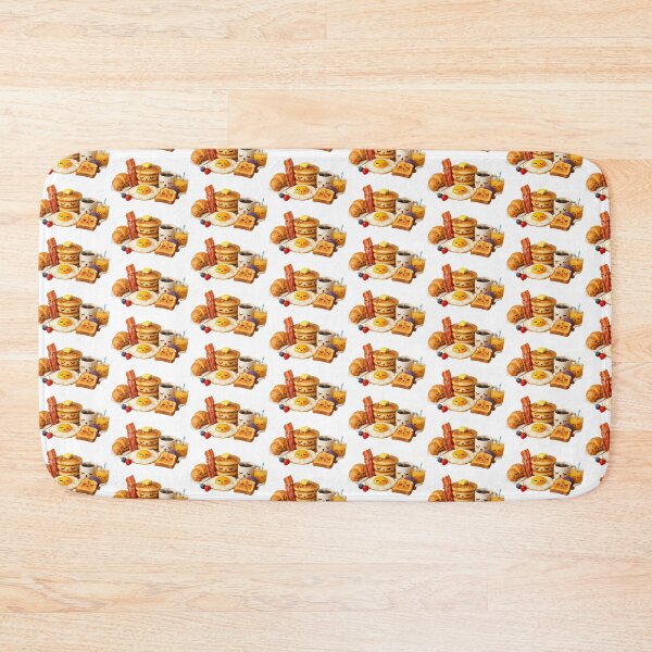 Item preview, Sleepy Breakfast Food Cartoon Art designed and sold by PriyankaSonara.