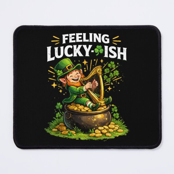 Item preview, Feeling Lucky-ish Funny Leprechaun designed and sold by LOL-N-LIFESTYLE.