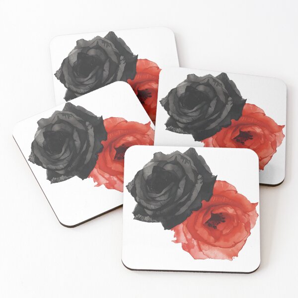 Item preview, Black and red rose  designed and sold by uunaa.
