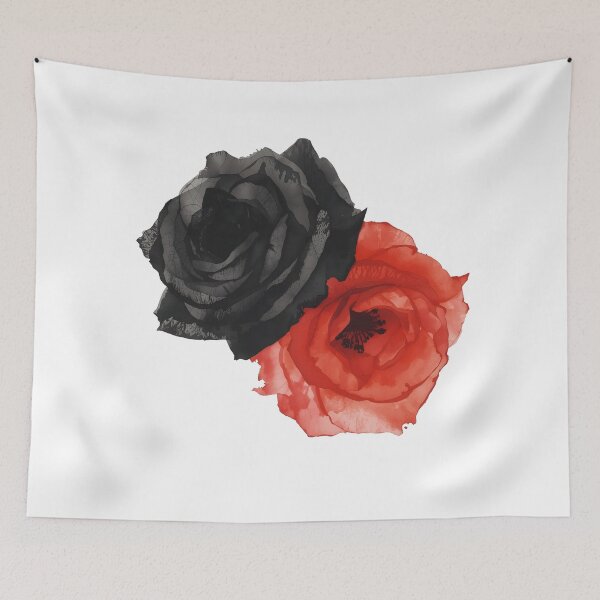 Item preview, Black and red rose  designed and sold by uunaa.